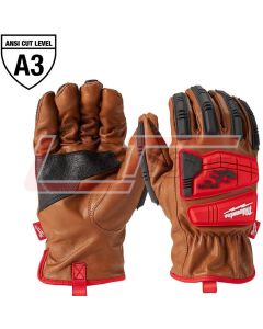 MILWAUKEE 48-22-8771 Impact Cut Level 3 Goatskin Leather Gloves - M