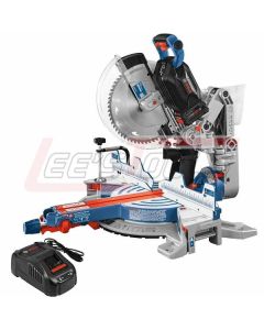 BOSCH GCM18V-12GDCN14 18V 12" Glide Miter Saw Kit w/ (1) 8.0 Ah CORE Battery & Charger