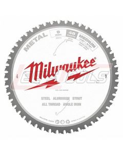 MILWAUKEE 48-40-4255 9" 48T METAL CSB, 1"