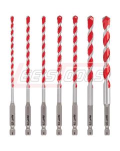 MILWAUKEE 48-20-9052 7pc. SHOCKWAVE™ Carbide Hammer Drill Bit Kit