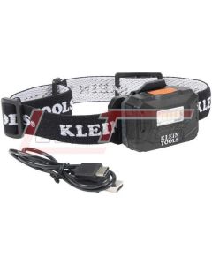 KLEIN 56049 Rechargeable Light Array Headlamp w/ Strap, 260 Lumen, All-Day Runtime