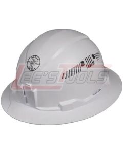 KLEIN 60401 Hard Hat, Vented, Full Brim Style