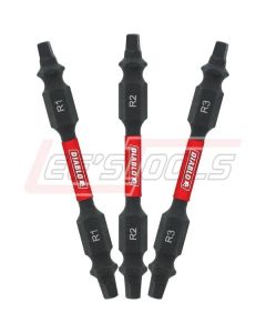 FREUD DDESQV25-S3 DB Double End Insert Bit SQ 3pk