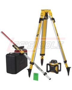 STABILA 04500TR LAR-160G GREEN LASER SET W/TRIPOD & GRADE ROD