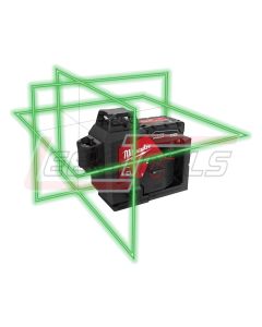 MILWAUKEE 3632-21 M12™ Green 360° 3-Plane Laser Kit