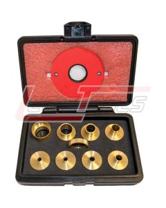 SAWSTOP RT-TGS 9 pc Brass Precision Template Guide Set