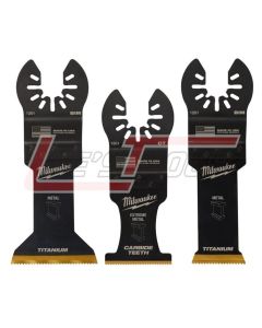 MILWAUKEE 49-10-9006 OPEN-LOK™ 3PC METAL CUTTING MULTI-TOOL BLADE VARIETY PACK