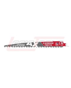 MILWAUKEE 48-00-5231 6" 3 TPI The AX™ with Carbide Teeth for Pruning & Clean Wood SAWZALL® Blade 1PK