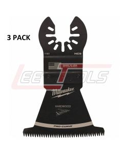 MILWAUKEE 49-25-1153 Milwaukee® OPEN-LOK™ 2-1/2" HCS JAPANESE TOOTH PRO-CURVE™ HARDWOOD BLADE 3PK