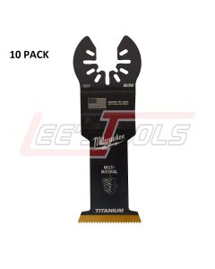 MILWAUKEE 49-25-1239 Milwaukee® OPEN-LOK™ 1-3/8" TITANIUM ENHANCED BI-METAL MULTI-MATERIAL BLADES 10PK