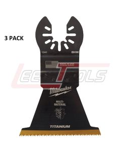 MILWAUKEE 49-25-1243 Milwaukee® OPEN-LOK™ 2-1/2" TITANIUM ENHANCED BI-METAL MULTI-MATERIAL BLADES 3PK