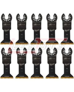 MILWAUKEE 49-25-1269 Milwaukee® OPEN-LOK™ 1-3/4" TITANIUM ENHANCED BI-METAL METAL BLADES 10PK