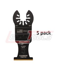 MILWAUKEE 49-25-1505 Milwaukee® OPEN-LOK™ 1-3/8" TITANIUM ENHANCED CARBIDE TEETH METAL BLADE 5PK