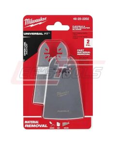 MILWAUKEE 49-25-2202 Milwaukee® OPEN-LOK™ 2" RIGID & 2" FLEXIBLE SCRAPER VARIETY PACK 2PC