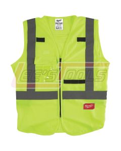 MILWAUKEE 48-73-5024 High Visibility Yellow Safety Vest - 4X/5X