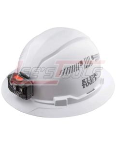 KLEANSTRIP 60407RL VENTED FULL BRIM HARD HAT with RECHARGEABLE HEADLAMP
