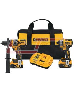 DEWALT DCK2100P2 PREMIUM 2-KIT HAMMER DRILL AND IMPACT