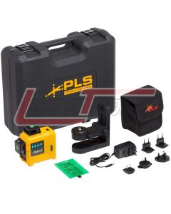 PLS PACIFIC LASER SYSTEMS 3X360G KIT 3X360 Green line laser level, RBP5, Case and Bracket