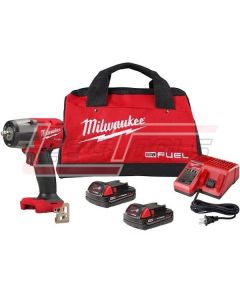 MILWAUKEE 2960-22CT M18 FUEL™ 3/8 Mid-Torque Impact Wrench w/ Friction Ring CP2.0 Kit