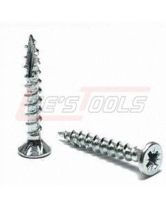 LT APPROVED VENDOR 06881 8x2" PH Particle Board Screws Zink With NIBS T-17 3500/CTN ZINK PLATED