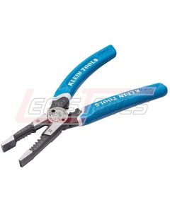 KLEIN K12065CR Klein-Kurve® Heavy-Duty Wire Stripper / Cutter / Crimper Multi Tool, 8-20 AWG