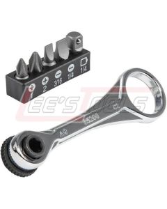 KLEIN 65200 Slim-Profile Mini Ratchet Set, 5-Piece