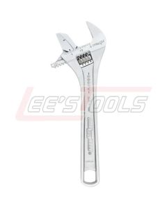 CHANNELLOCK 808PW 8" Adj Wrench Reversible Jaw, Wide, Chrome