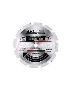 AMANA TOOL DB12-240 AGE DEMOLITION 12"x24T 1" BORE
