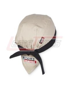 LINCOLN ELECTRIC K4824-ALL FR WELDING BANDANA – KHAKI W/ BLACK HEADBAND