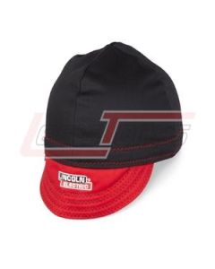 LINCOLN ELECTRIC K4818-L FR WELDING CAP - BLACK & RED - LARGE