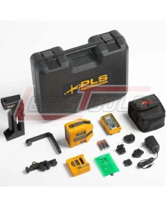 PLS PACIFIC LASER SYSTEMS 180G RBP SYS CROSS LINE GREEN LASER SYSTEM W/RECHARGEABLE BATT PK