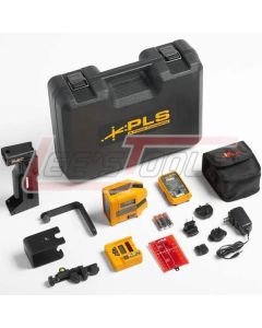 PLS PACIFIC LASER SYSTEMS 6R RBP SYS CROSS LINE AND POINT RED LASER SYSTEM W/RECHARGEABLE BATT PK