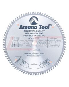 AMANA TOOL MSB1080 10"/80T MELAMINE BLADE H-ATB