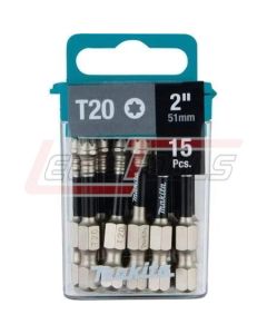MAKITA E-01068 IMPACT XPS T20 TORX 2" POWER BIT 15/PK