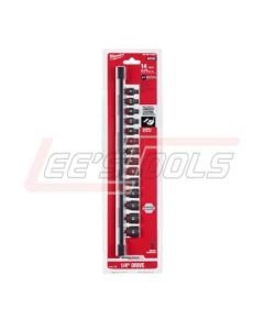 MILWAUKEE 49-66-7002 14PC SHOCKWAVE Impact Duty™ 1/4" Metric Standard 6 Point Socket Set