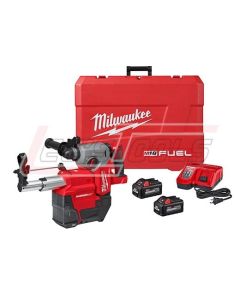 MILWAUKEE 2912-22DE M18 FUEL™ 1” SDS Plus Rotary Hammer w/ Dust Extractor Kit