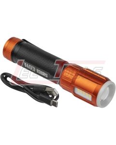 KLEIN 56412 Rechargeable LED Flashlight with Worklight