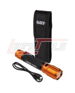 KLEIN 56413 Rechargeable 2-Color LED Flashlight with Holster