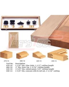 AMANA TOOL TRS-100 5- PIECE CABINET BIT SET