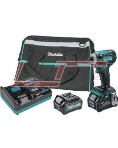 MAKITA GDT01D Makita GDT01D 40V Max XGT Brushless Lithium-Ion Cordless 4-Speed Impact Driver Kit (2.5 Ah)