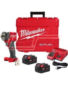 MILWAUKEE 2855-22 M18 FUEL™ 1/2 Compact Impact Wrench w/ Friction Ring Kit