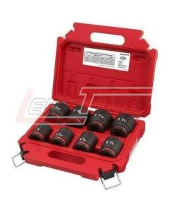 MILWAUKEE 49-66-7017 8PC SHOCKWAVE Impact Duty™ 3/4" Drive SAE Standard 6 Point Socket Set