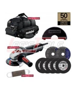 METABO US60362450K Metabo (WP 11-125 QUICK KIT US-50) Limited Edition 50th Anniversary Black 4-1/2" 11.0 Amp Angle Grin