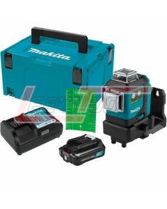 MAKITA SK700GDNAJ 12V max CXT® Lithium-Ion Cordless Self-Leveling 360° 3-Plane Green Laser Kit (2.0Ah)