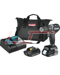 MAKITA XPH15RB 18V LXT® Lithium-Ion Sub-Compact Brushless Cordless 1/2" Hammer Driver-Drill Kit, 2-speed, var. spd.