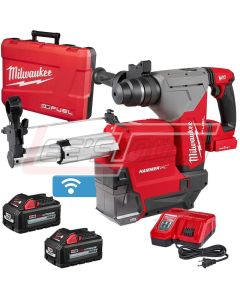 MILWAUKEE 2915-22DE M18 FUEL™ 1-1/8" SDS Plus Rotary Hammer w/ ONE-KEY™ & HAMMERVAC™ Dedicated Dust Extractor Kit