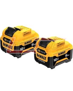 DEWALT DCB126-2 DEWALT 12V 5AH BATTERIES 2 PACK