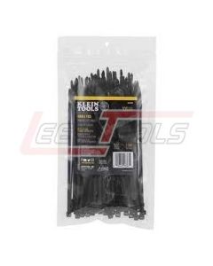 KLEIN 450-200 Cable Ties, Zip Ties, 50-Pound Tensile Strength, 7.75-Inch, Black