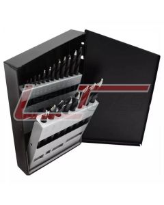 ASTRO PNEUMATIC TS21 ONYX 21pc TurboStep HSS Mechanics Length 1/16" - 3/8" Drill Bit Set