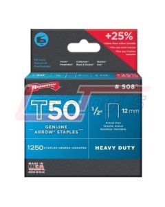 ARROW 508 T-50 TYPE 1/2" STAPLES